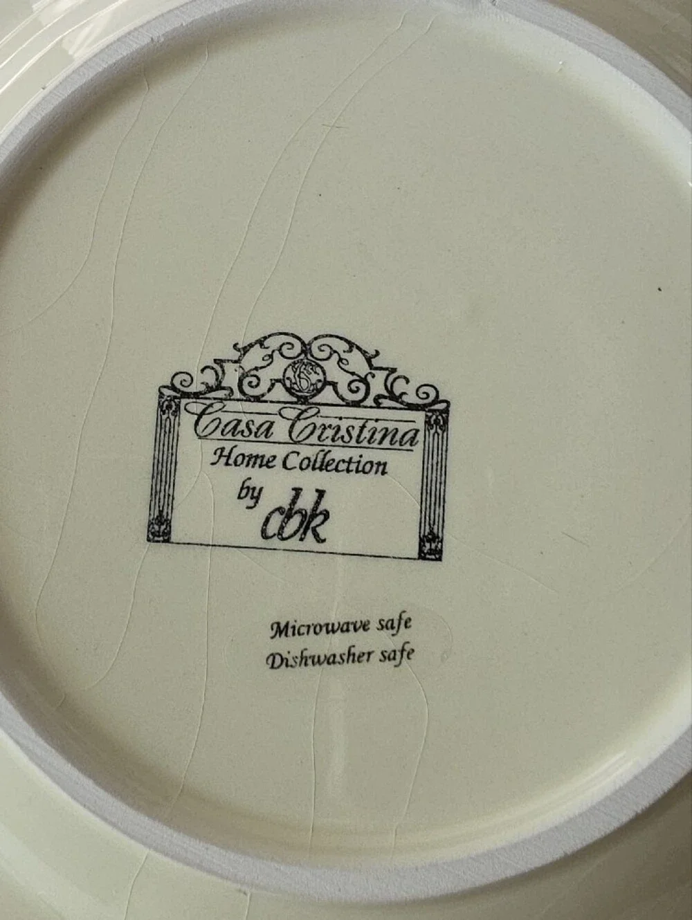 Casa Cristina Home Collection By Cbk Vintage Plate